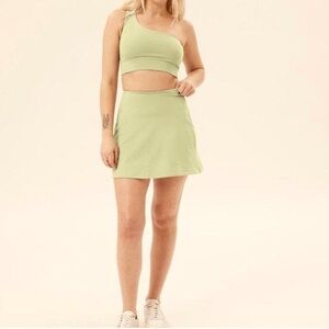 Girlfriend Collective Sport Skort in Matcha